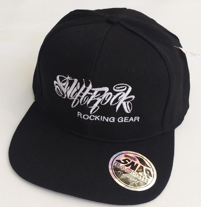 Rocking Gear Snapback Logo Cap Schwarz / Black